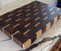 Walnut and Maple End Grain Cutting Board